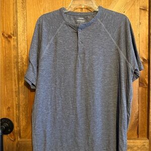 J. Crew Men's Gray Henley Shirt